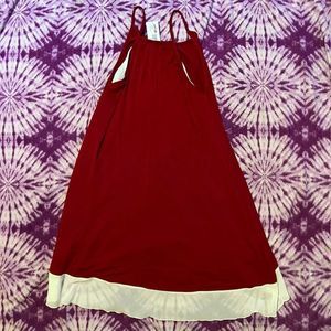 Fab rik wine dress new medium